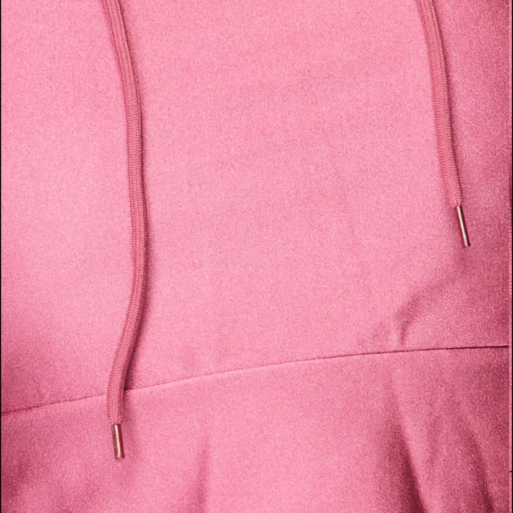 Shiny Cropped Hoodie 2 Piece Sport Set - Picture 4 of 4